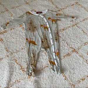 Milkbarn Christmas Fox Footie